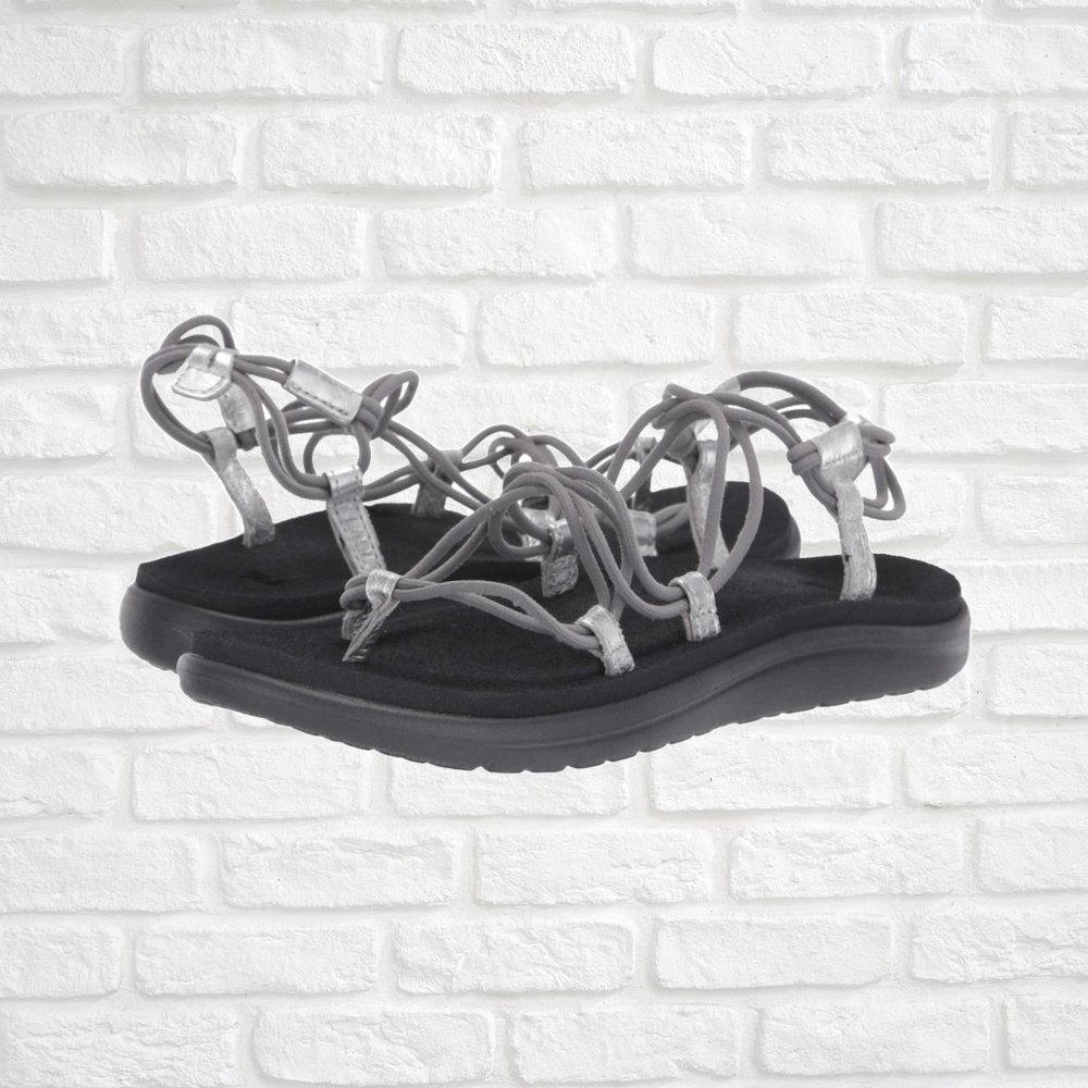 Womens Teva Voya Infinity Metallic Sandal